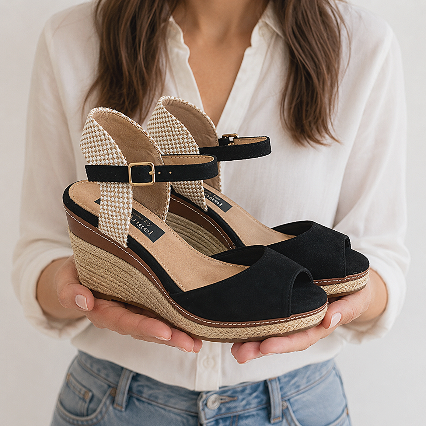 Suede Πλατφόρμες-Εσπαντρίγιες σε Navy Blue/Black – Το Best-Seller του Καλοκαιριού για Απόλυτη Σταθερότητα!FL83